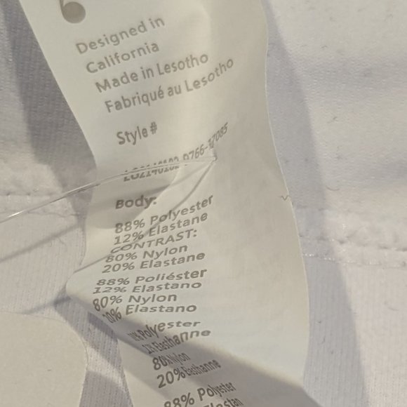 NWT White Plus Size Leggings by Fabletics - Picture 7 of 7